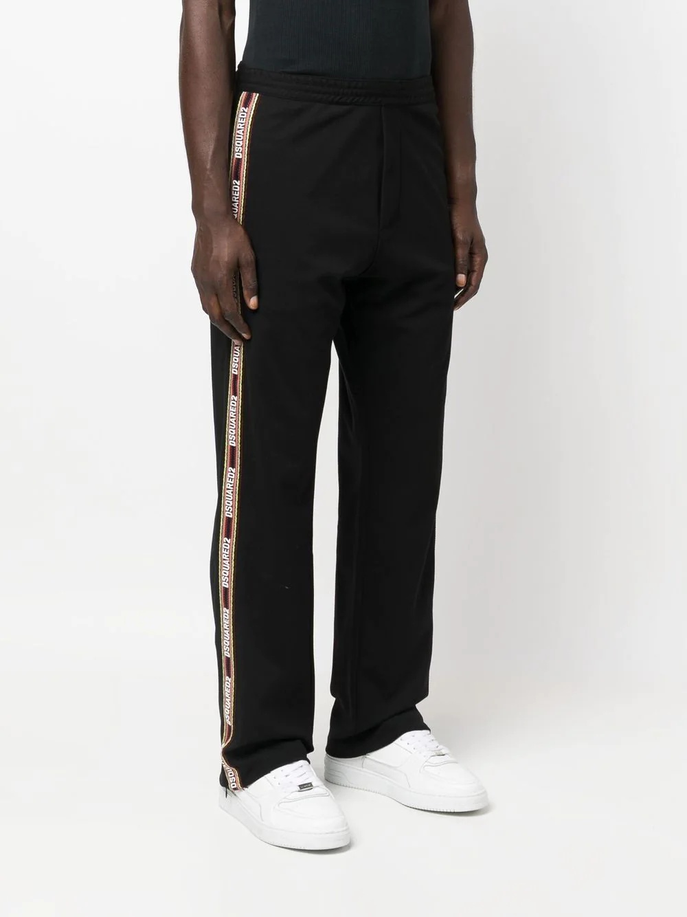 logo-trim track pants - 3