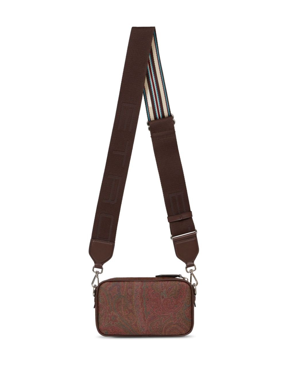 mini paisley-print leather crossbody bag - 3