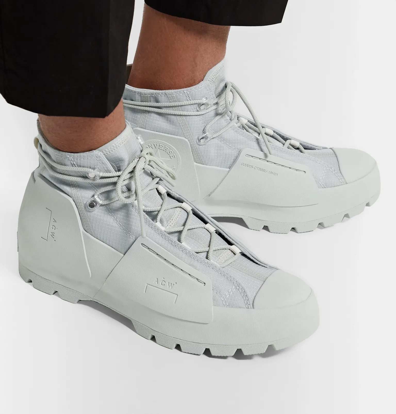 Converse + A-COLD-WALL* Ripstop and Rubber High-Top Sneakers