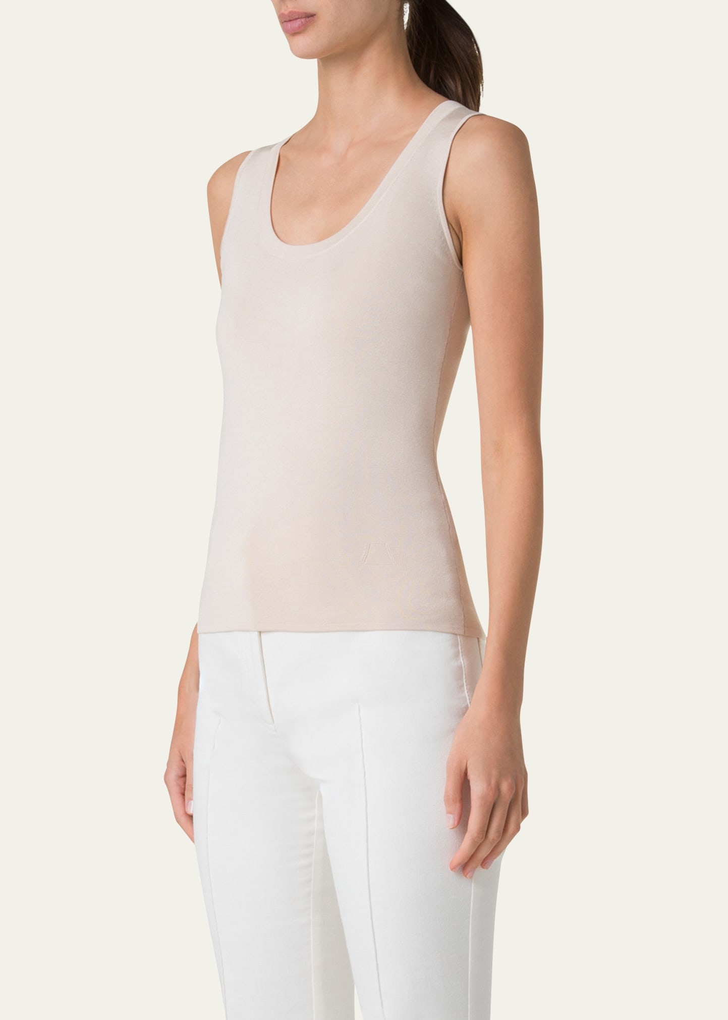 Fitted Knit Tank Top - 4