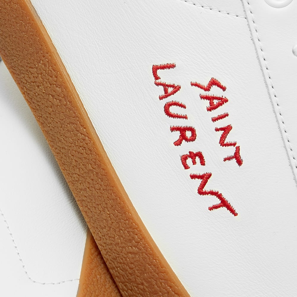 Saint Laurent SL06 Court Leather Signature Sneaker - 4