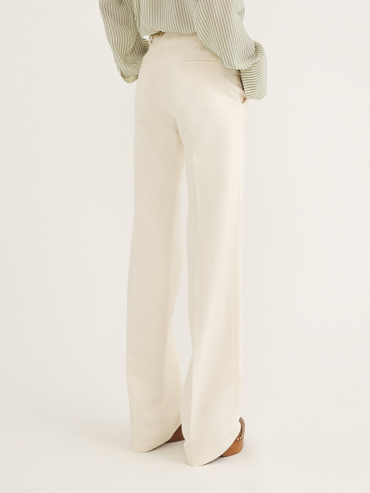 TAILORED PANTS IN BRUSHED COTTON - 5