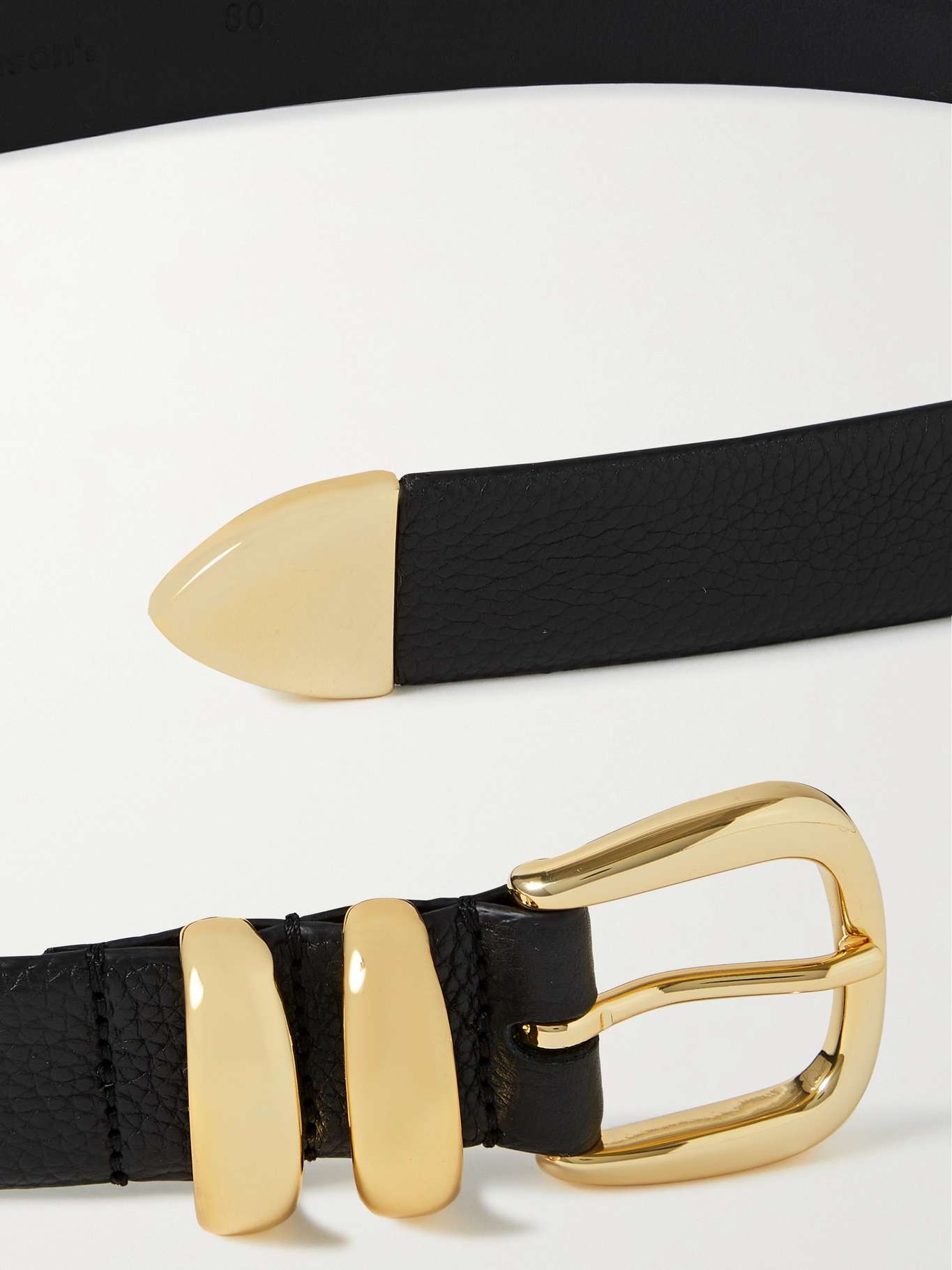 Textured-leather belt - 3