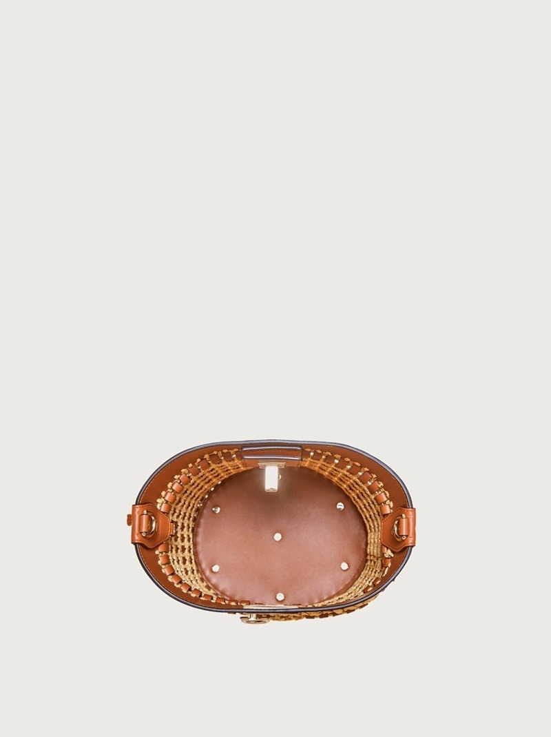 FERRAGAMO STUDIO BUCKET BAG 6