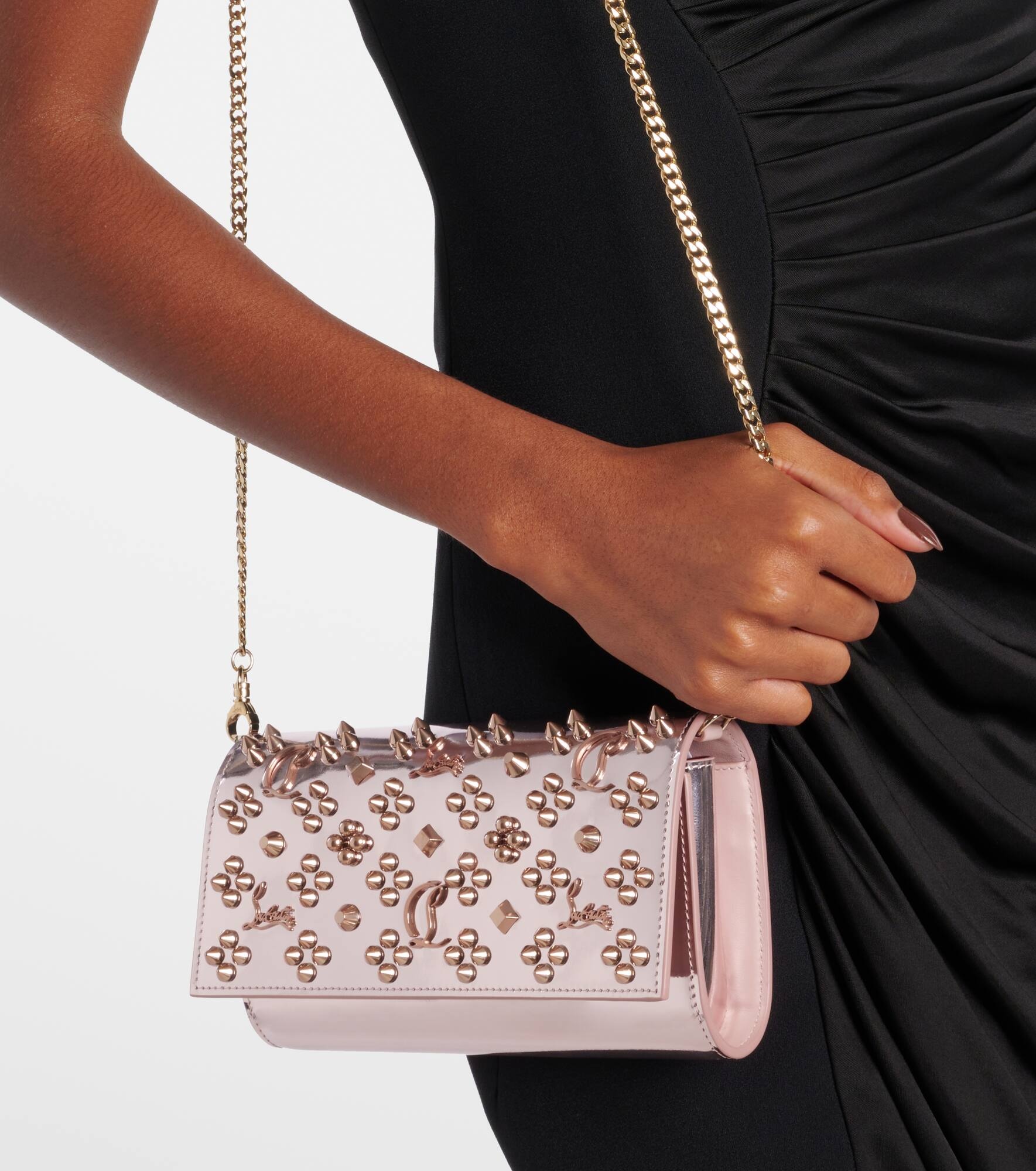 Paloma embellished leather clutch - 2