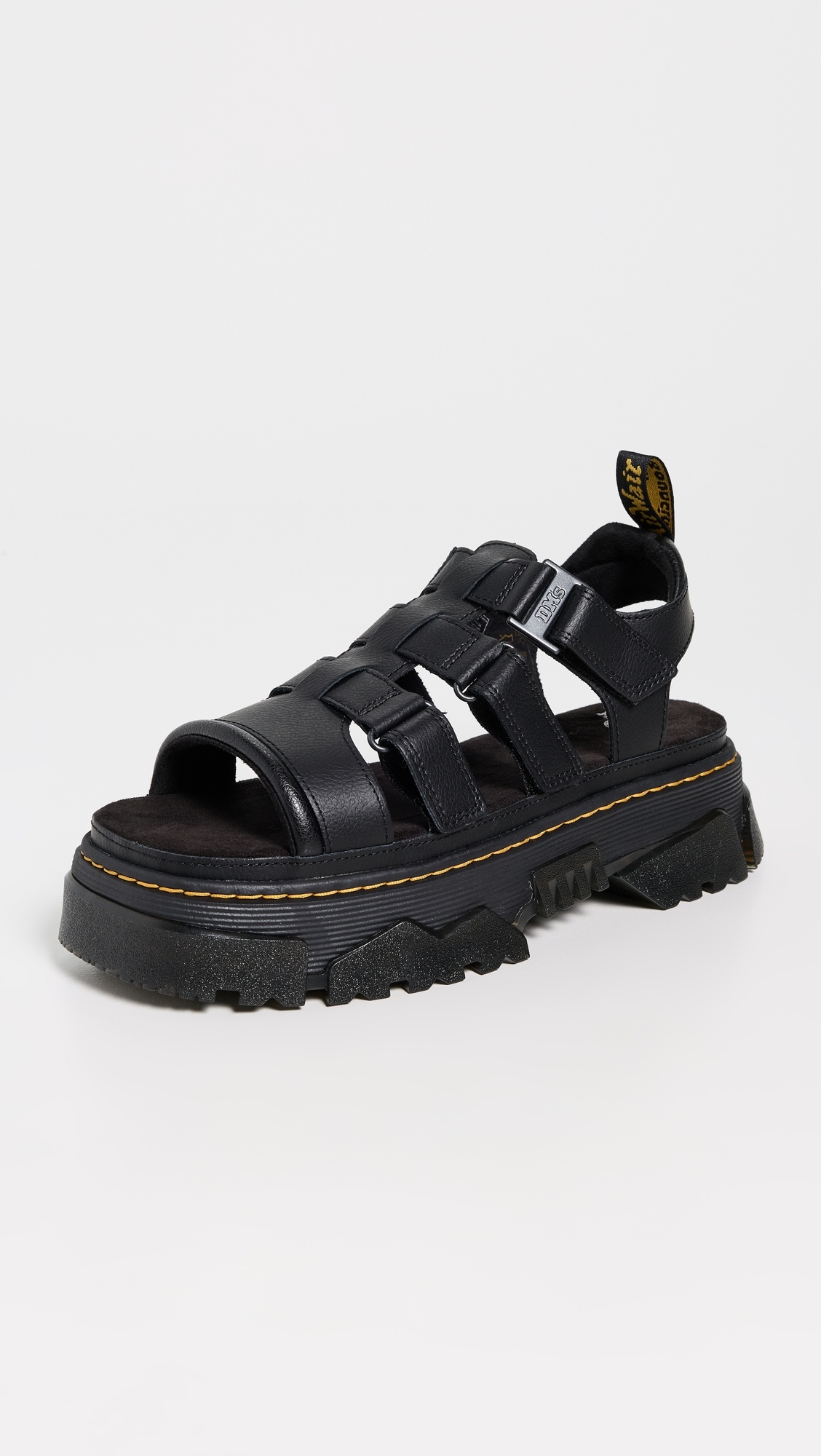 Mattison 3s Black Athena Sandals - 1