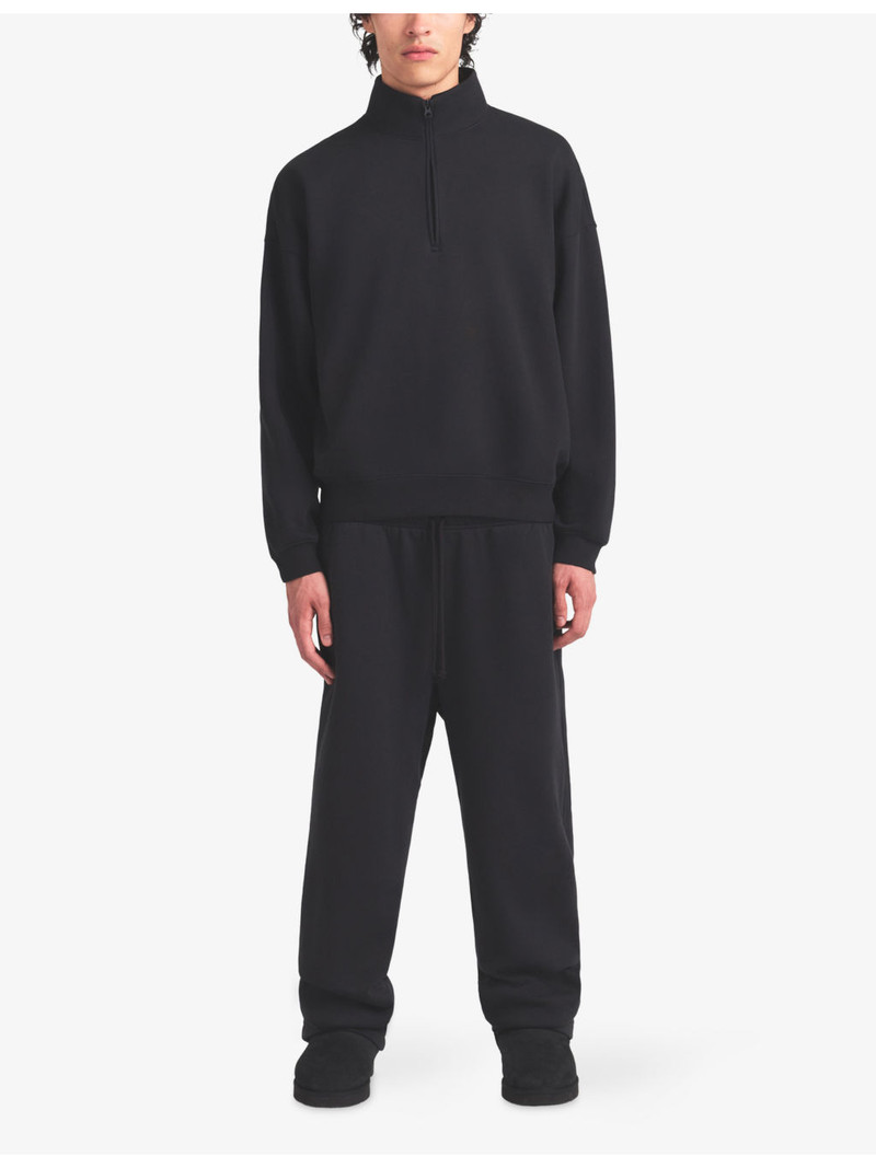 SKIMS Funnel-Neck Half-Zip Cotton-Blend Sweatshirt outlook