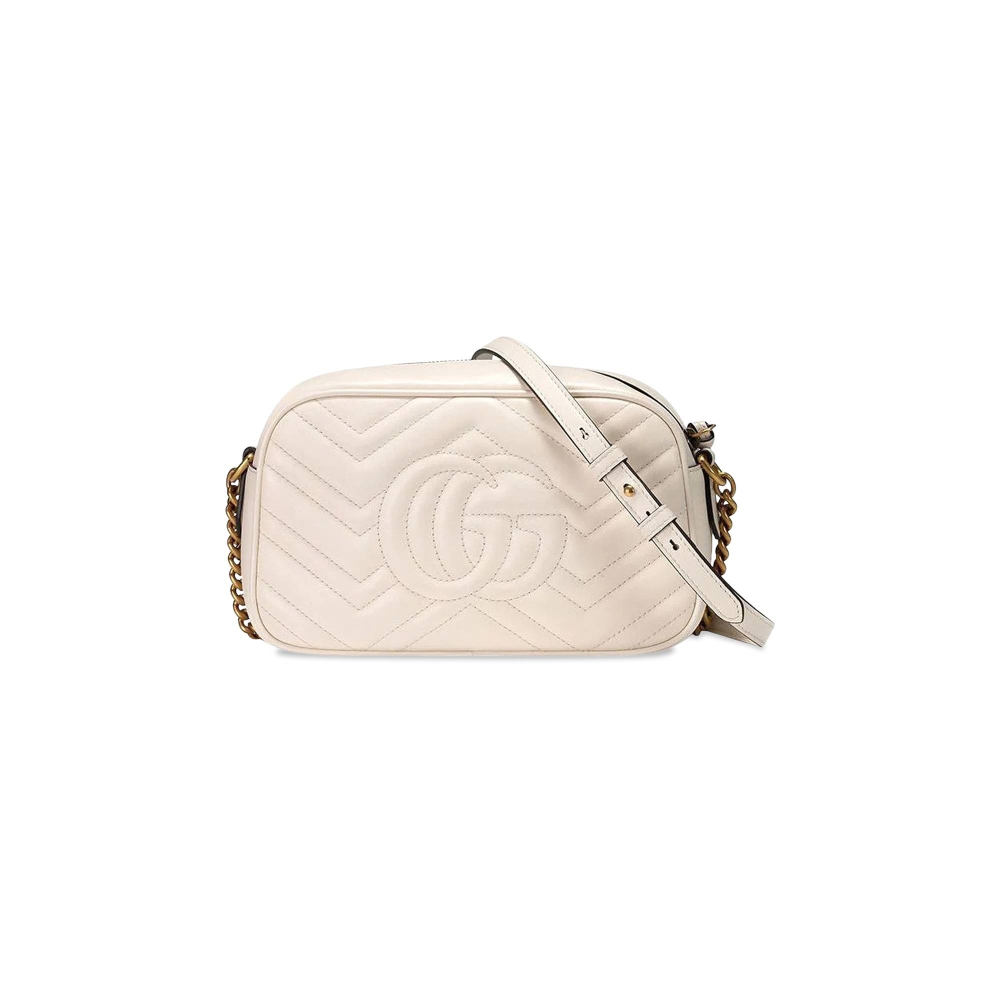 Gucci GG Marmont Small Shoulder Bag 'White' - 2