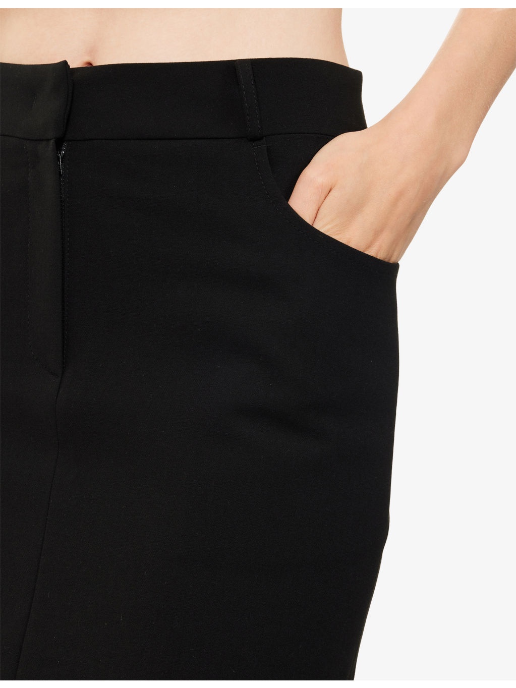 Malvo Long Woven Pencil Skirt - 5