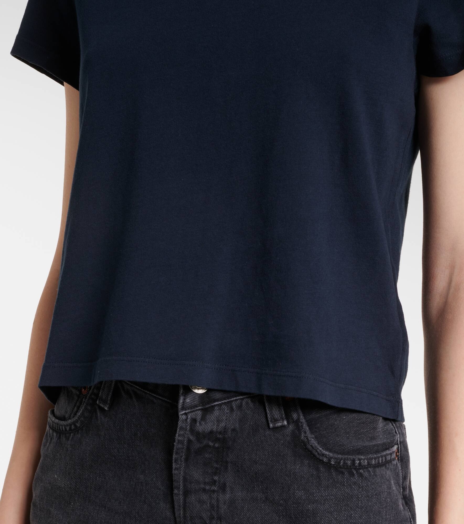 Adine Shrunken cotton jersey T-shirt - 5