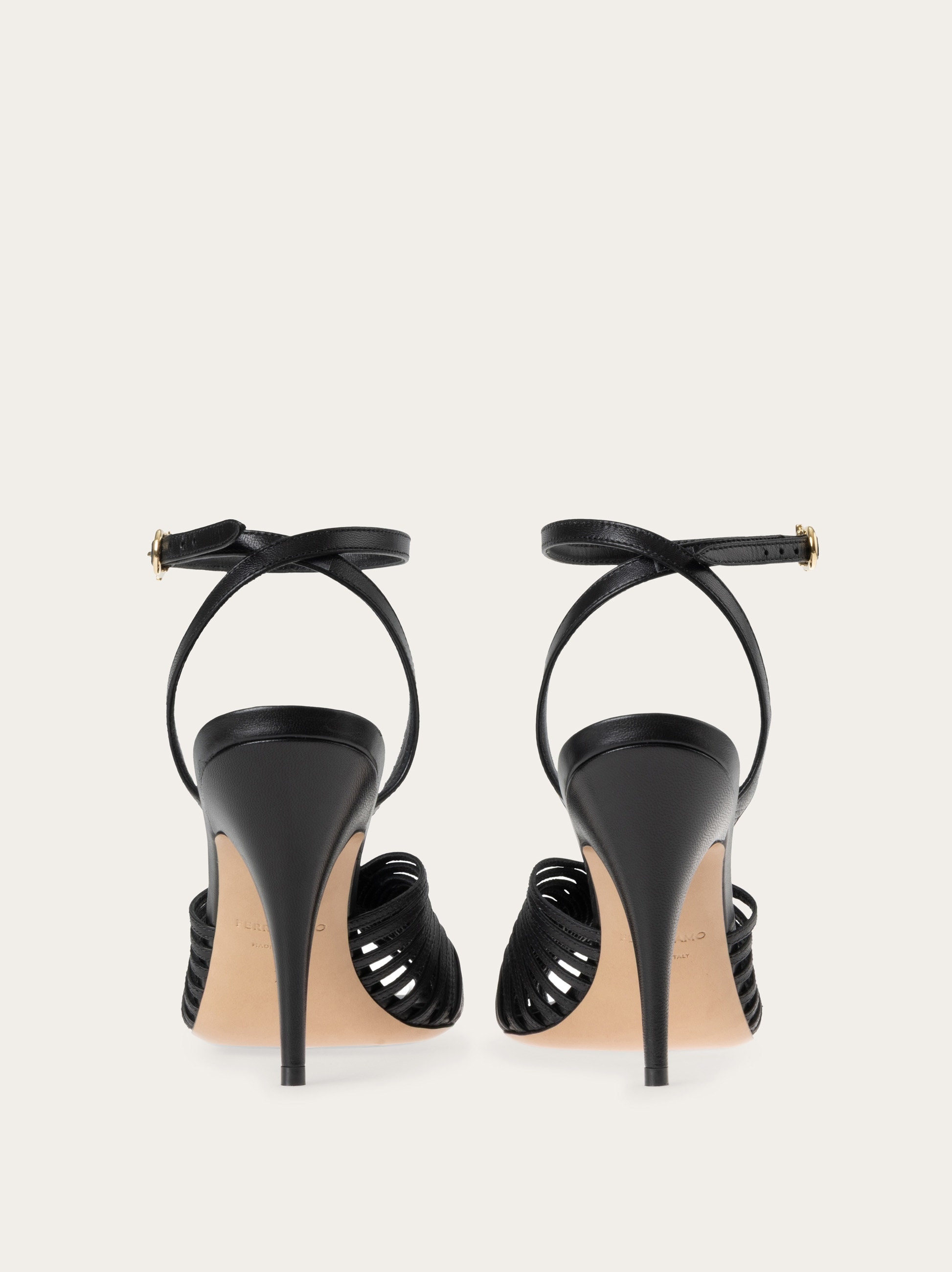 Sandal with Gancini element - 4