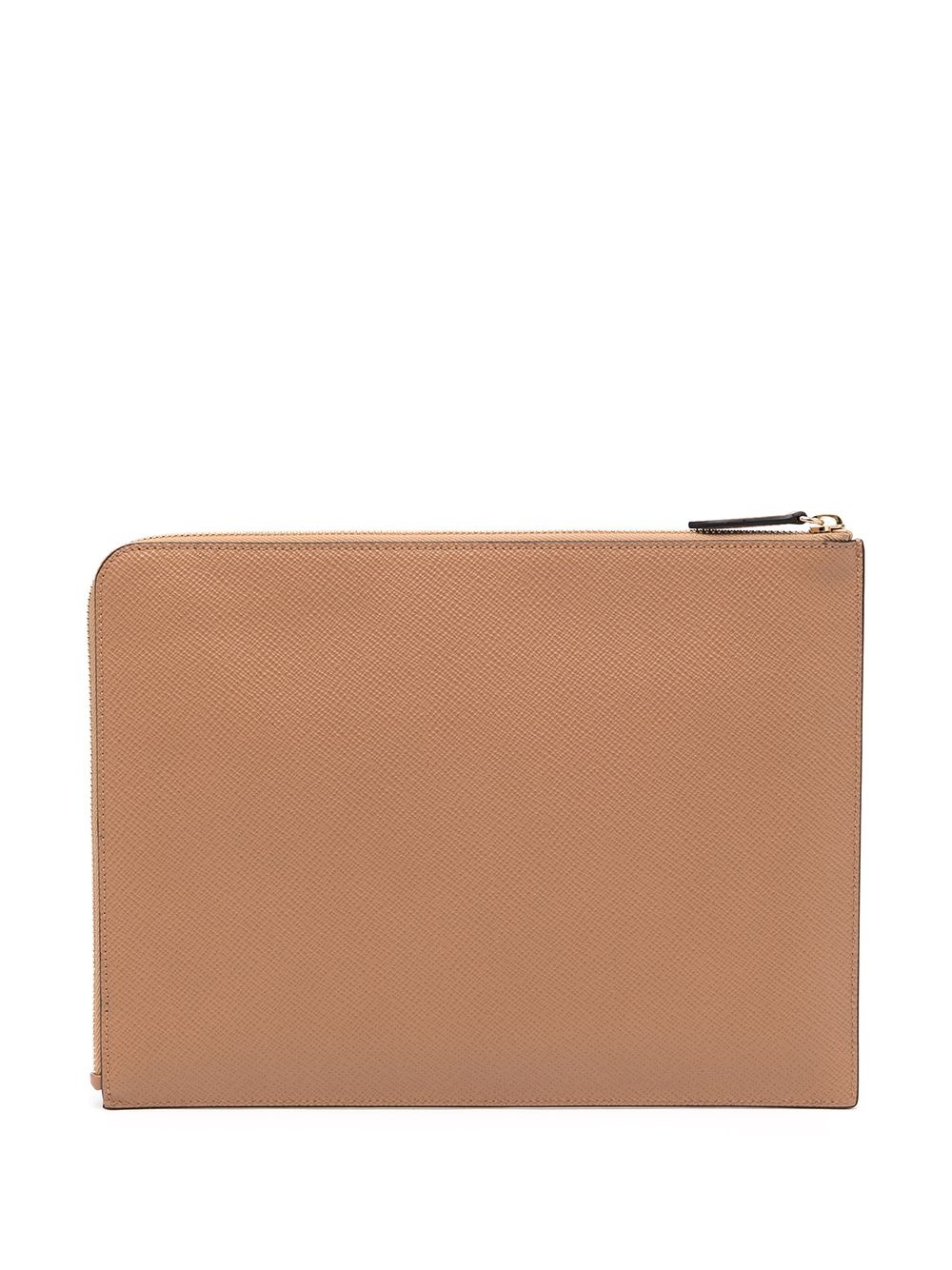 Panama grained leather pouch - 2