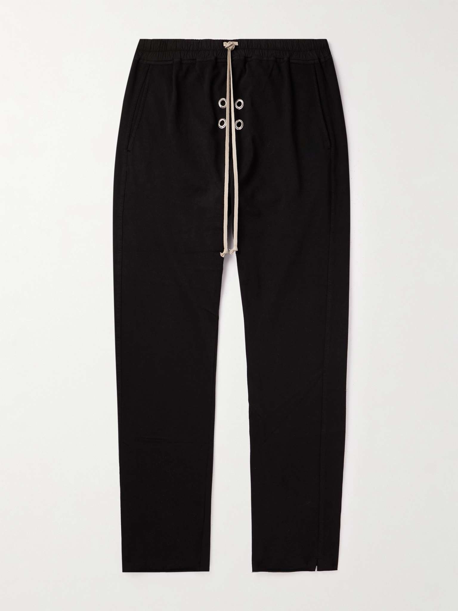 Berlin Eyelet-Embellished Cotton-Jersey Drawstring Trousers - 1