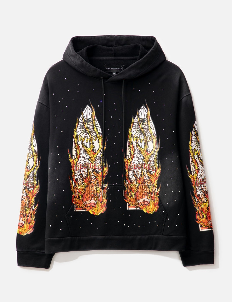 FLAME GLASS HOODED SWEATSHIRT 1