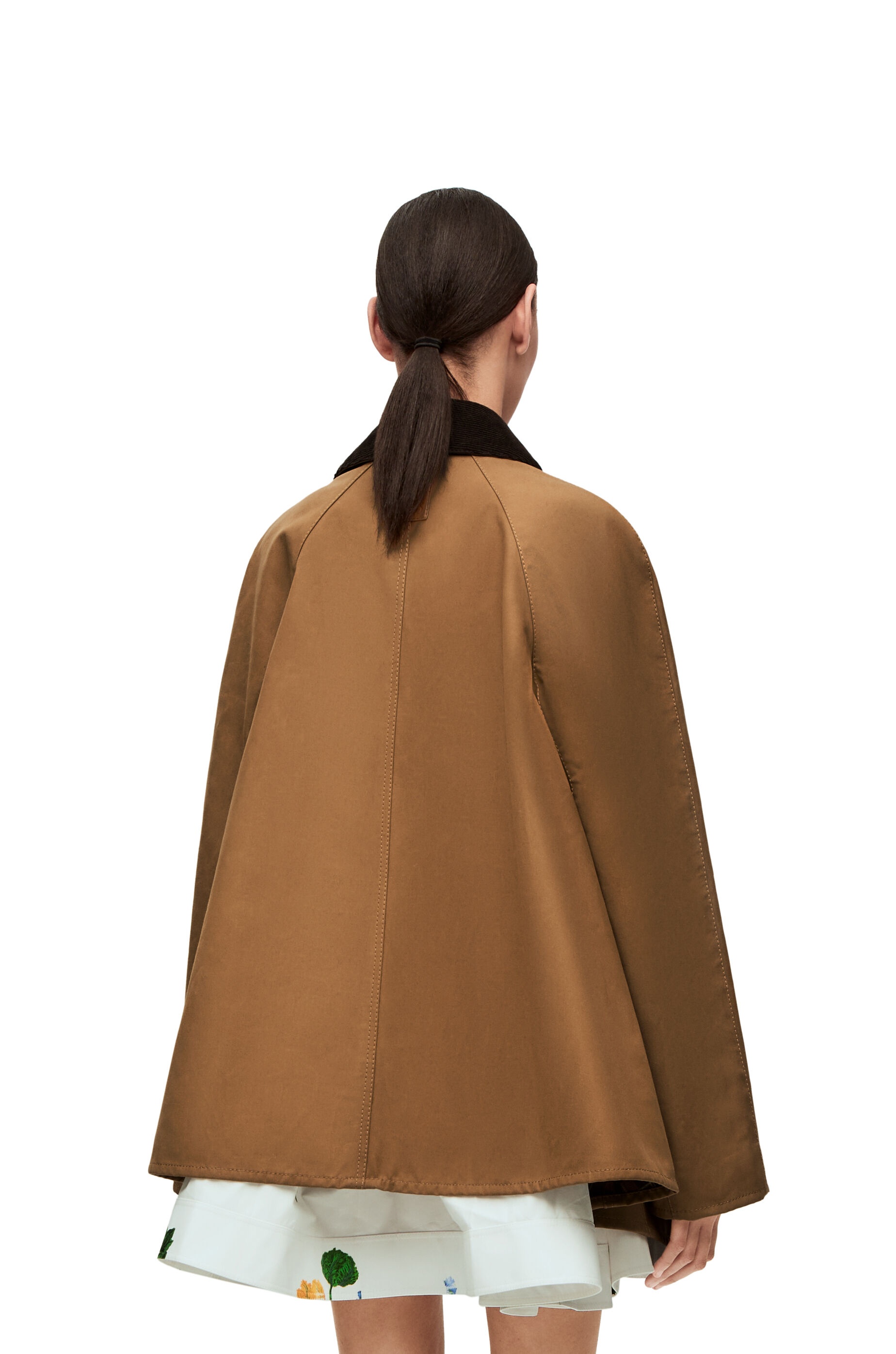Trapeze parka in waxed cotton - 4