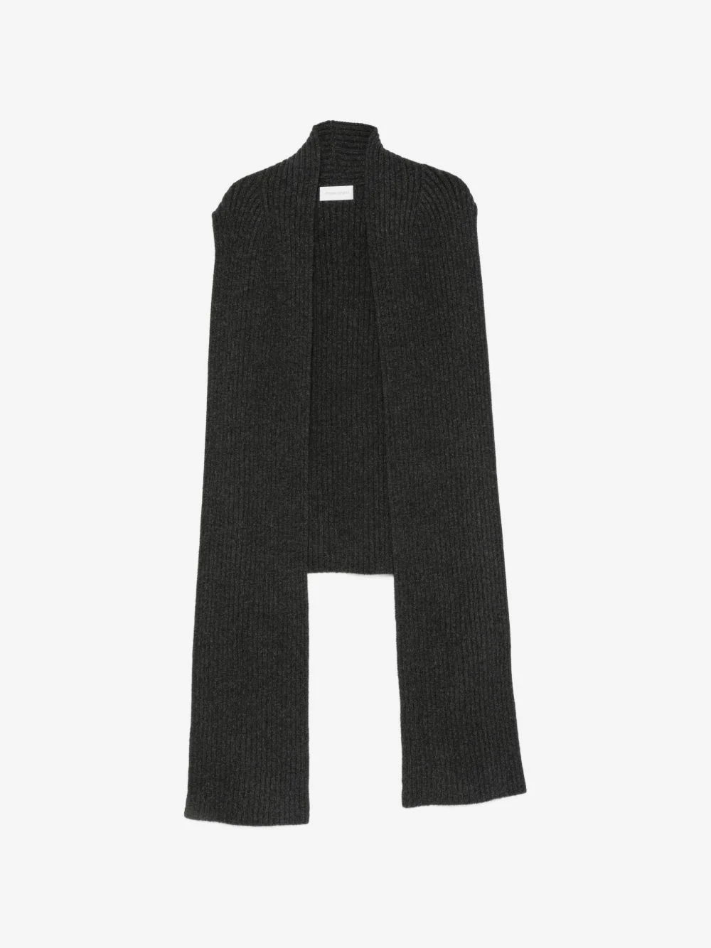 ribbed-knit scarf - 1