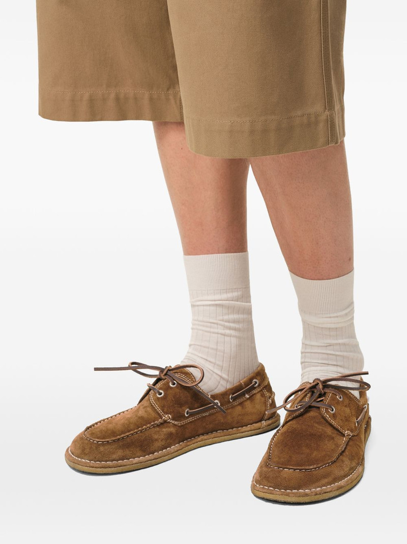 suede lace-up boat shoes 5