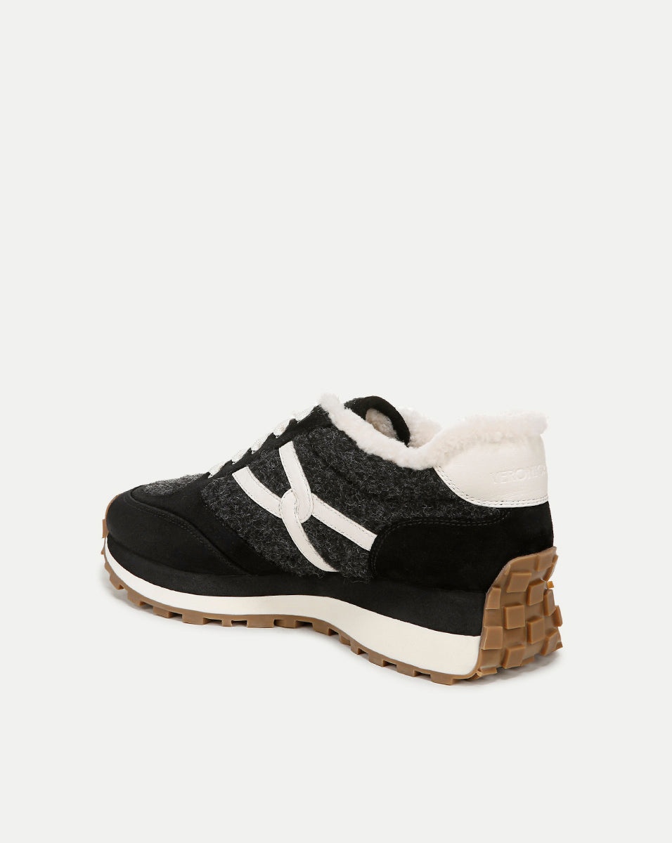 VALENTINA SHEARLING SNEAKER - 4