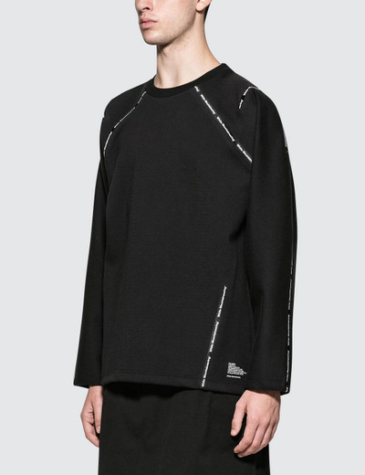 White Mountaineering Wm Logo Taped Sweatshirt outlook