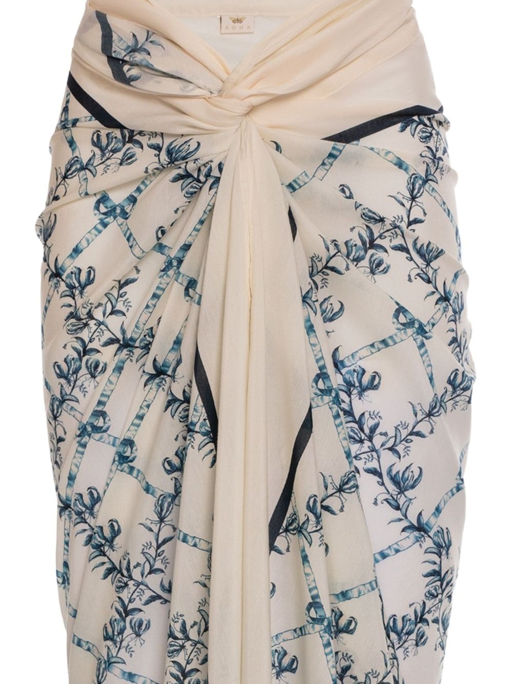 floral-print sarong - 2