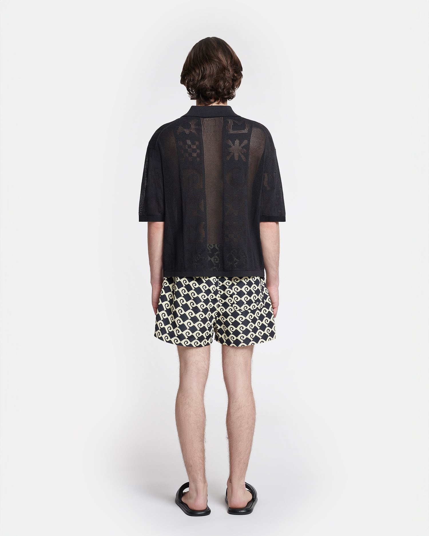 Paper-Crochet Polo Shirt - 5