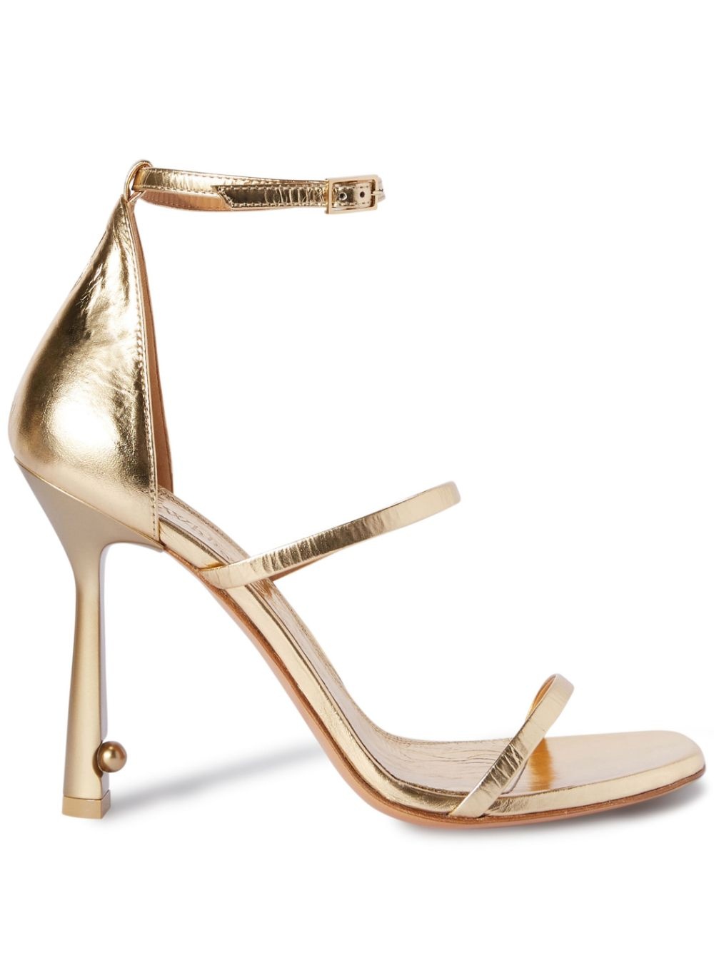 strappy leather sandals - 1