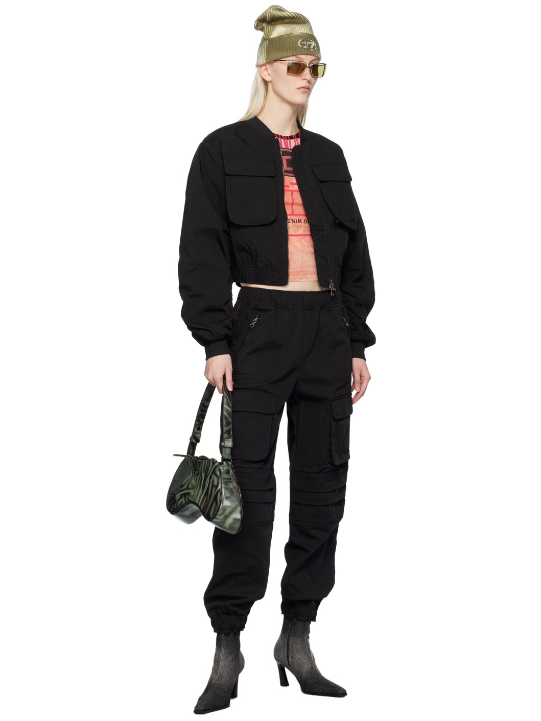 Black P-Mirt Trousers - 4