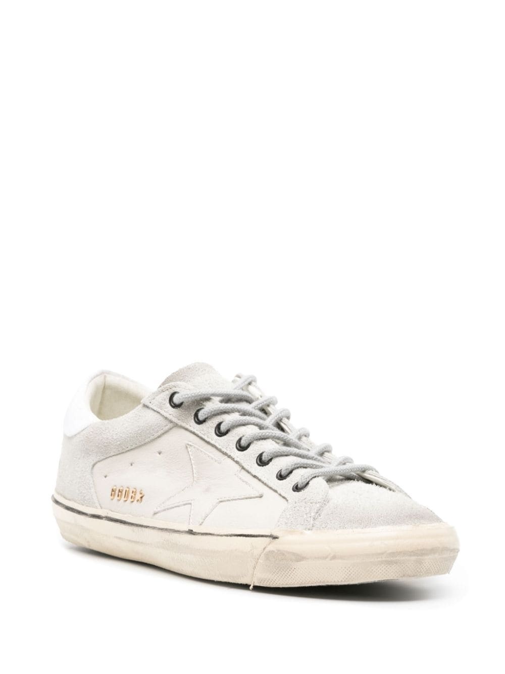 Super-Star distressed leather sneakers - 2