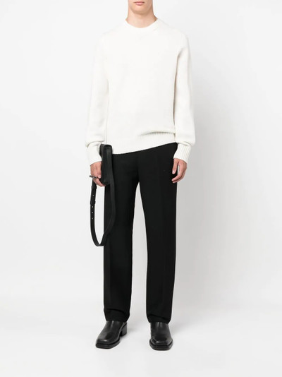 Alexander McQueen ribbed-detail knit jumper outlook