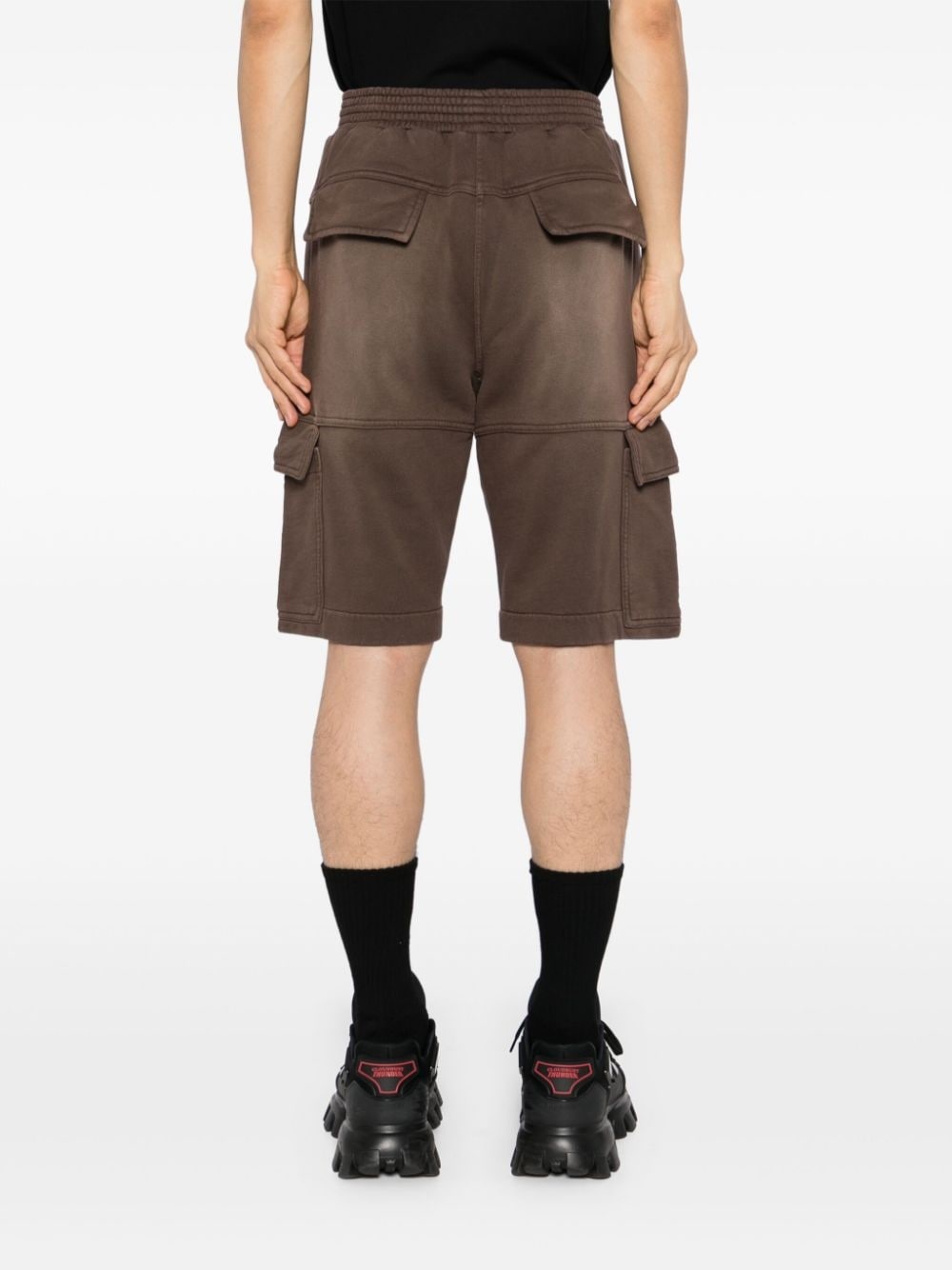 garment-dyed cargo shorts - 4