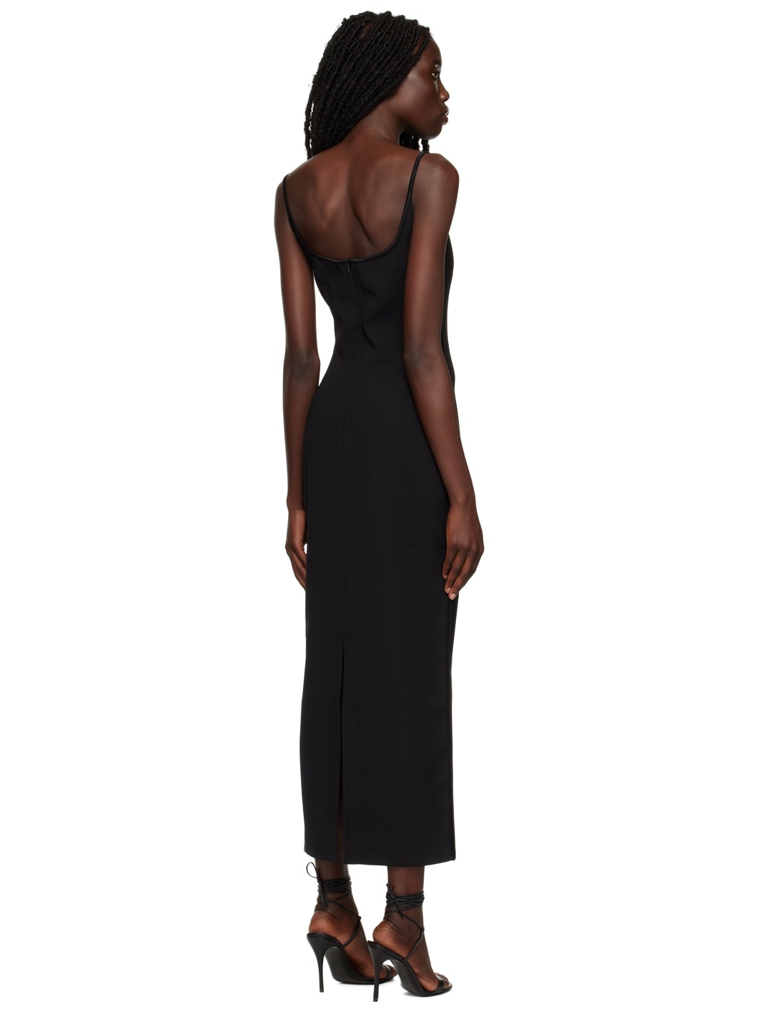 Black Marlo Midi Dress - 3