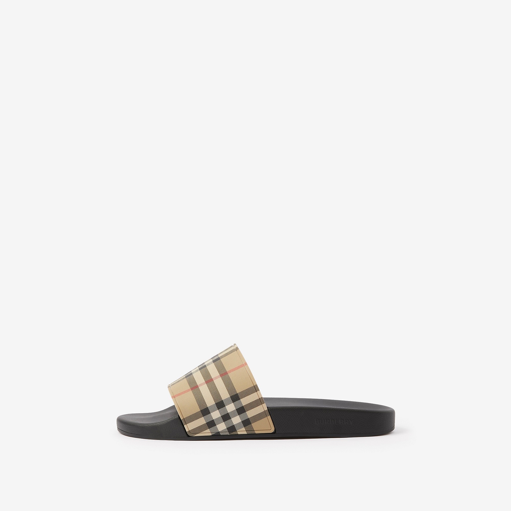 Vintage Check Print Slides - 6