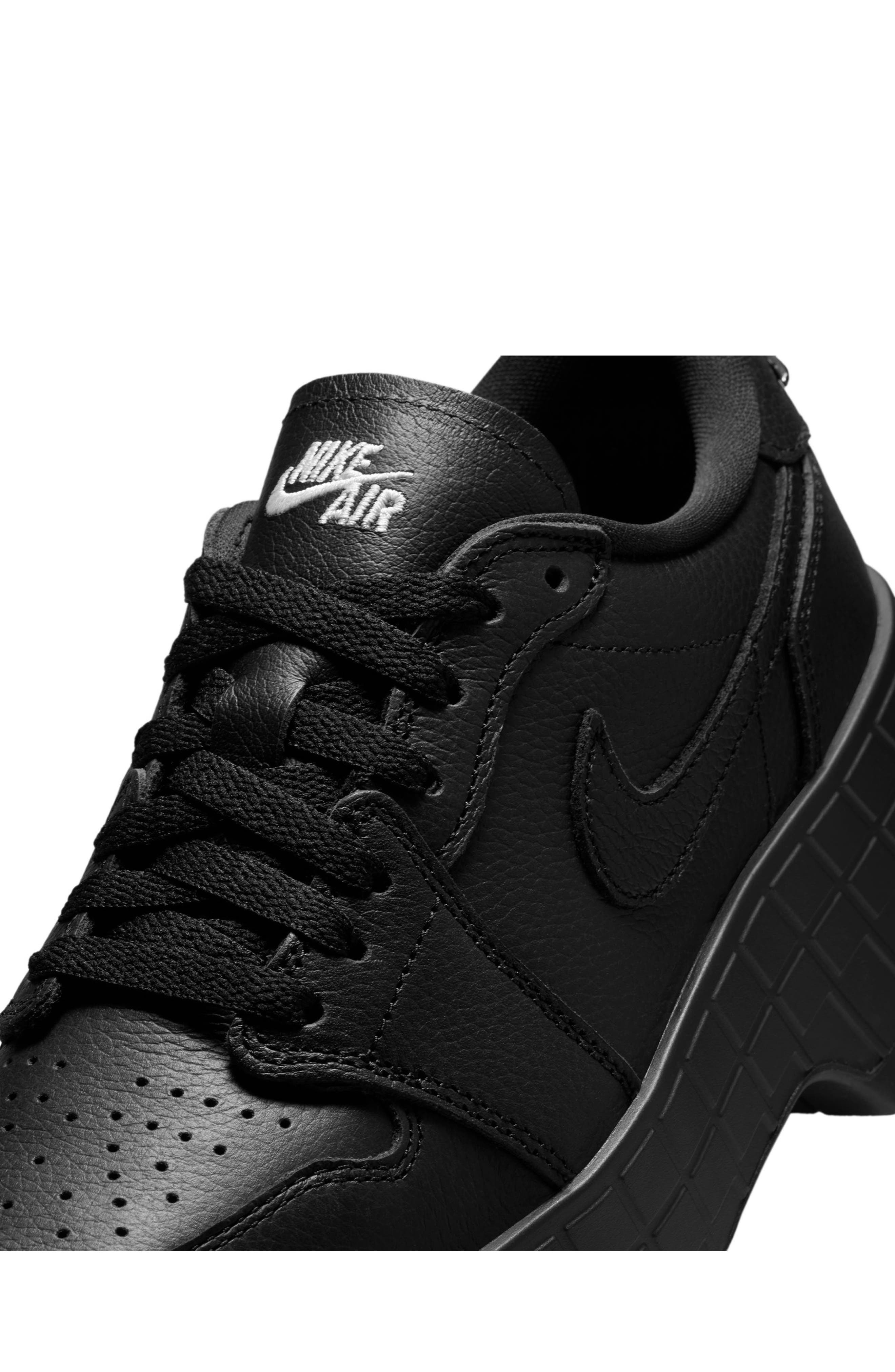 Air Jordan 1 Brooklyn Platform Sneaker in 001 Black/mtlblk at Nordstrom - 9