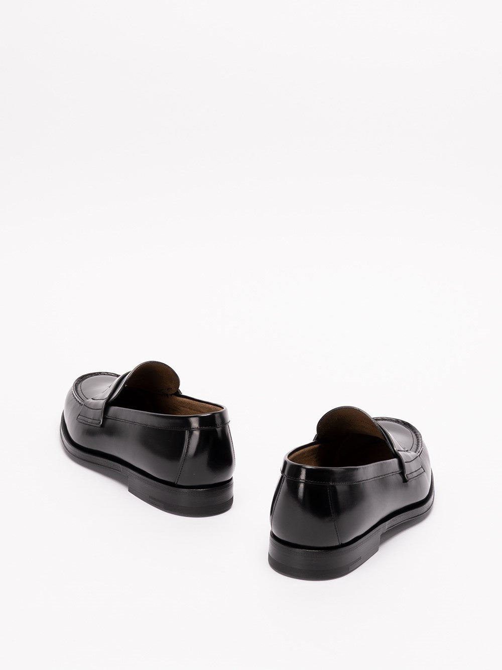 Prada Men Brushed Leather Loafers - 3