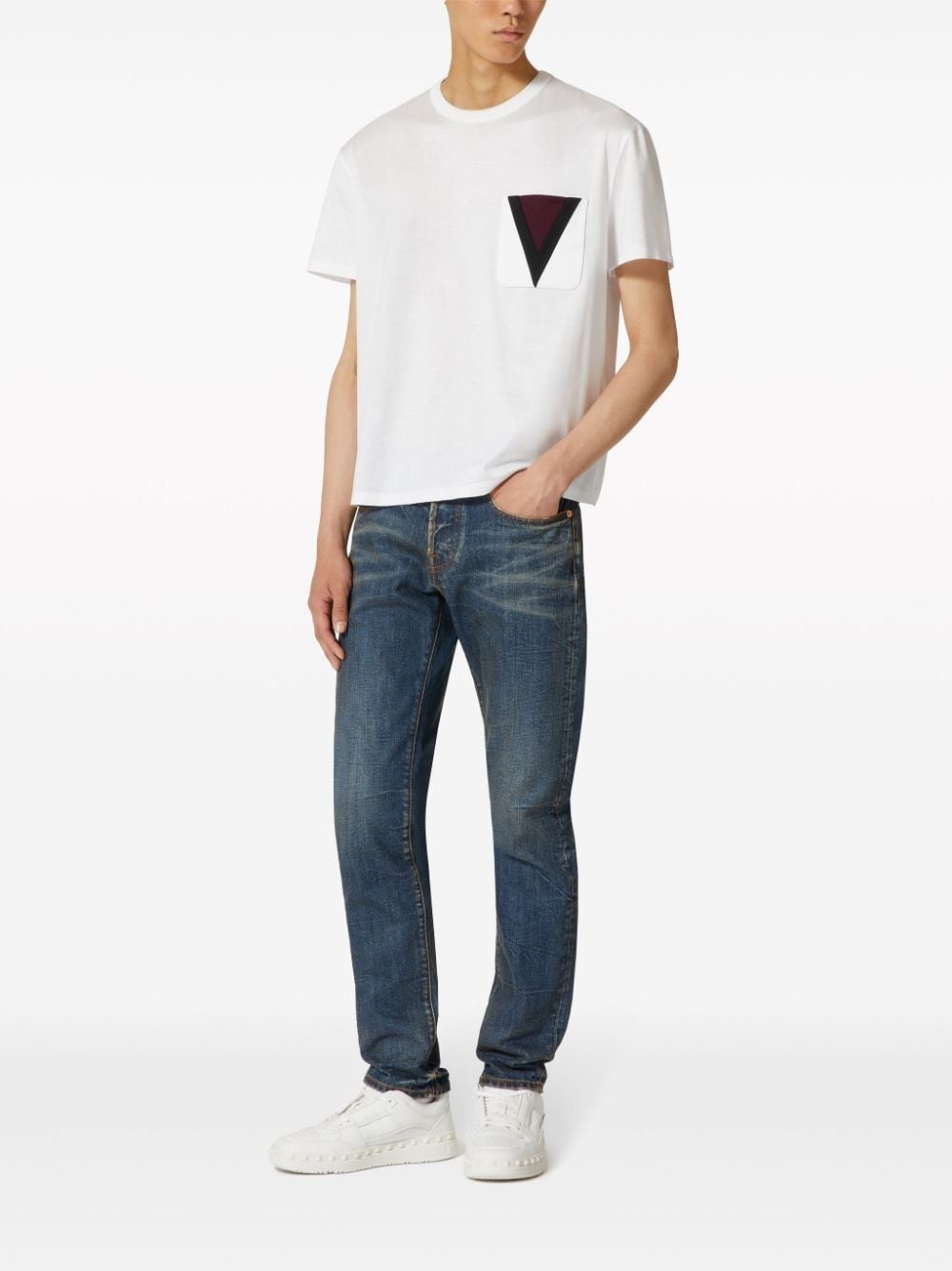 chest-pocket cotton T-shirt - 2