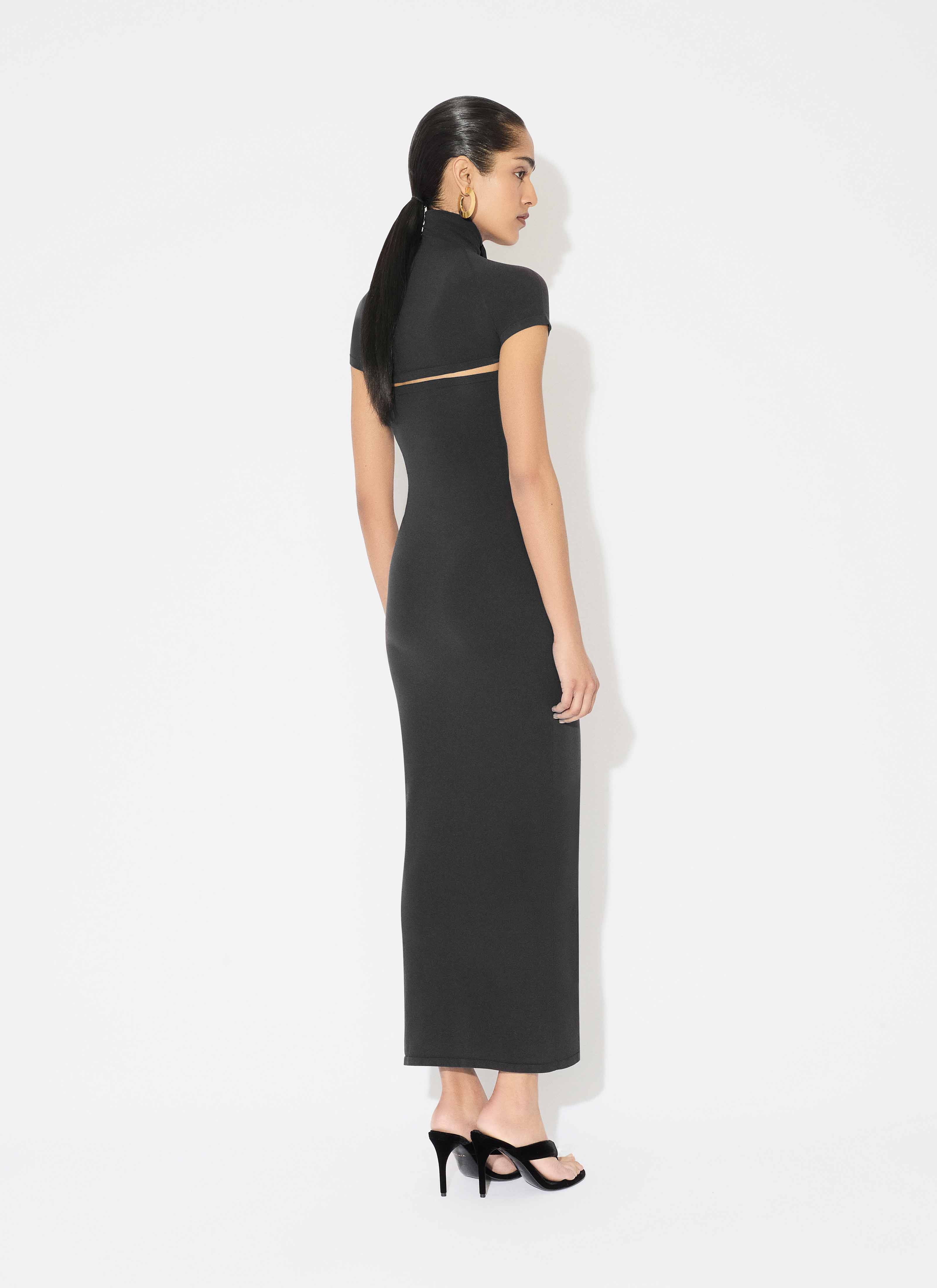 SECOND-SKIN KNIT CUT-OUT DRESS - 3