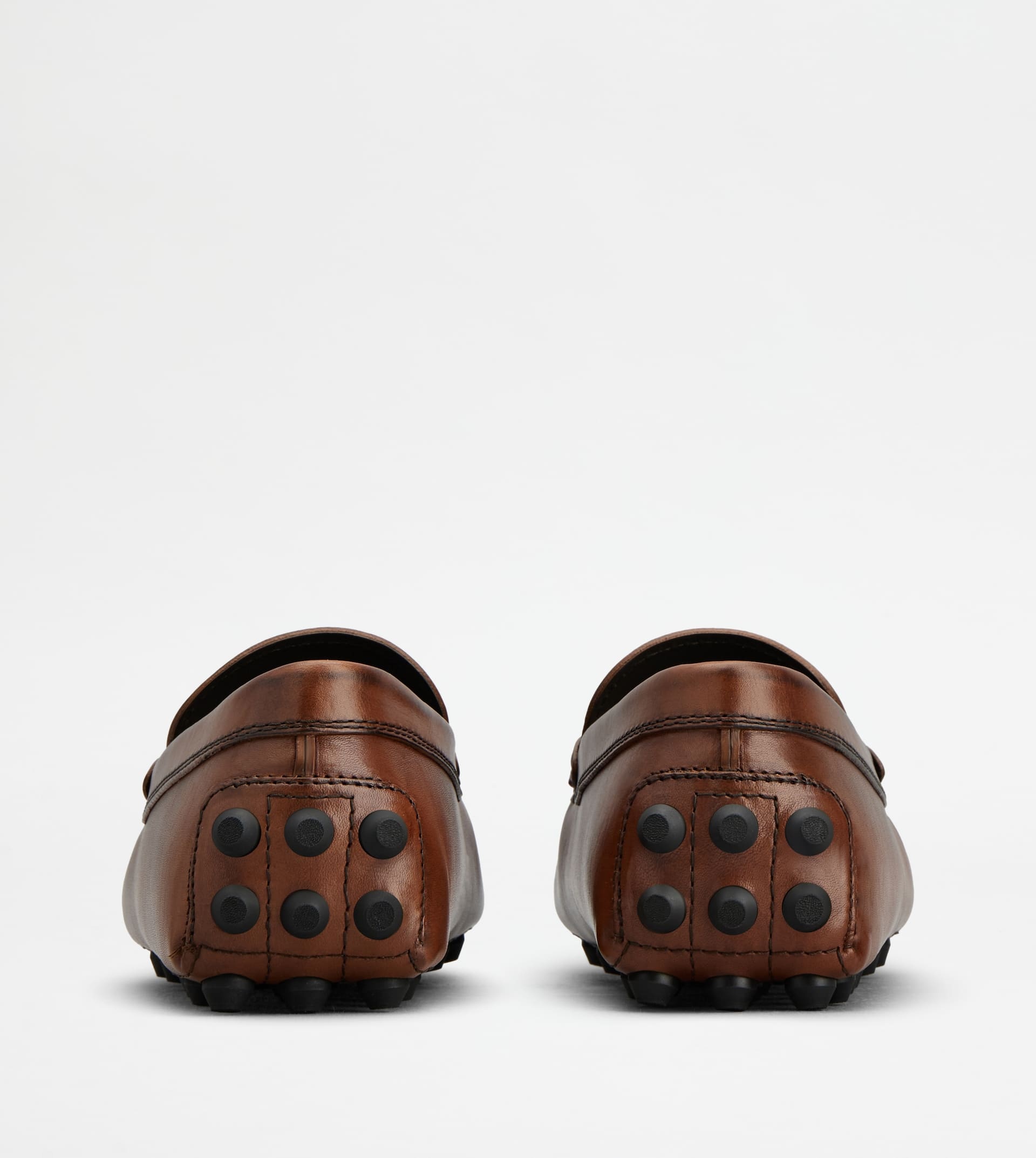 T TIMELESS GOMMINO BUBBLE IN LEATHER - BROWN - 3