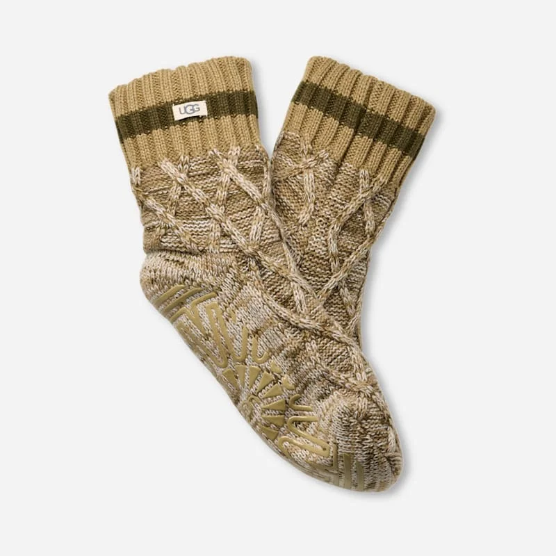 ® Women's Deedee Fleece Lined Quarter II Acrylic Blend in Burnt Olive/Muted Brass Melange - 1