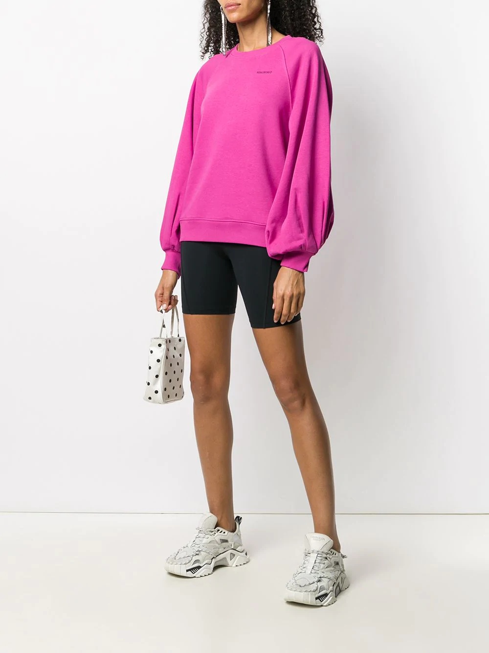 puff-sleeve sweatshirt - 2