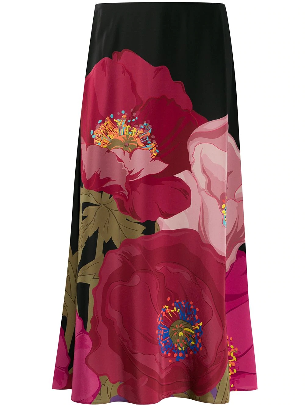 Macro Poppi print full skirt - 1