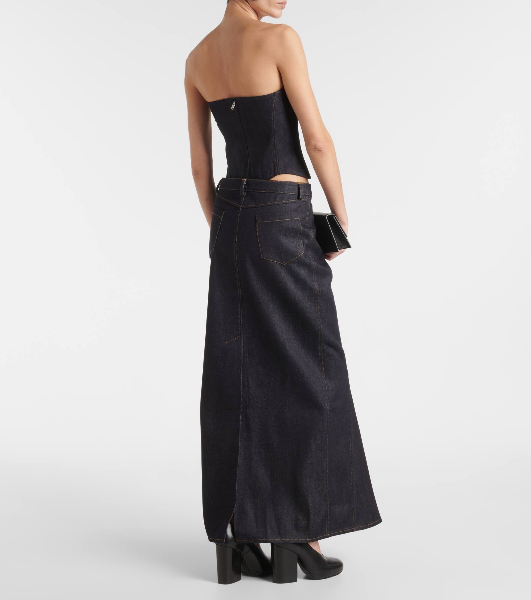 Alis denim maxi skirt - 3