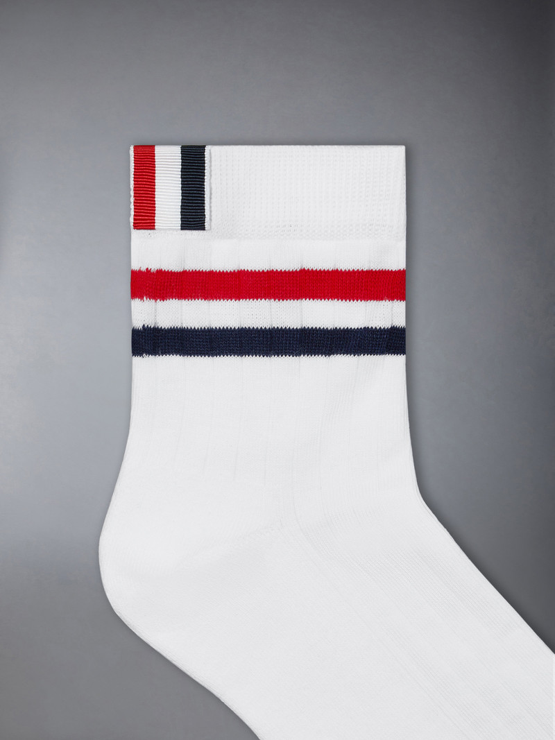 Thom Browne RWB STRIPE ATHLETIC ANKLE SOCKS outlook