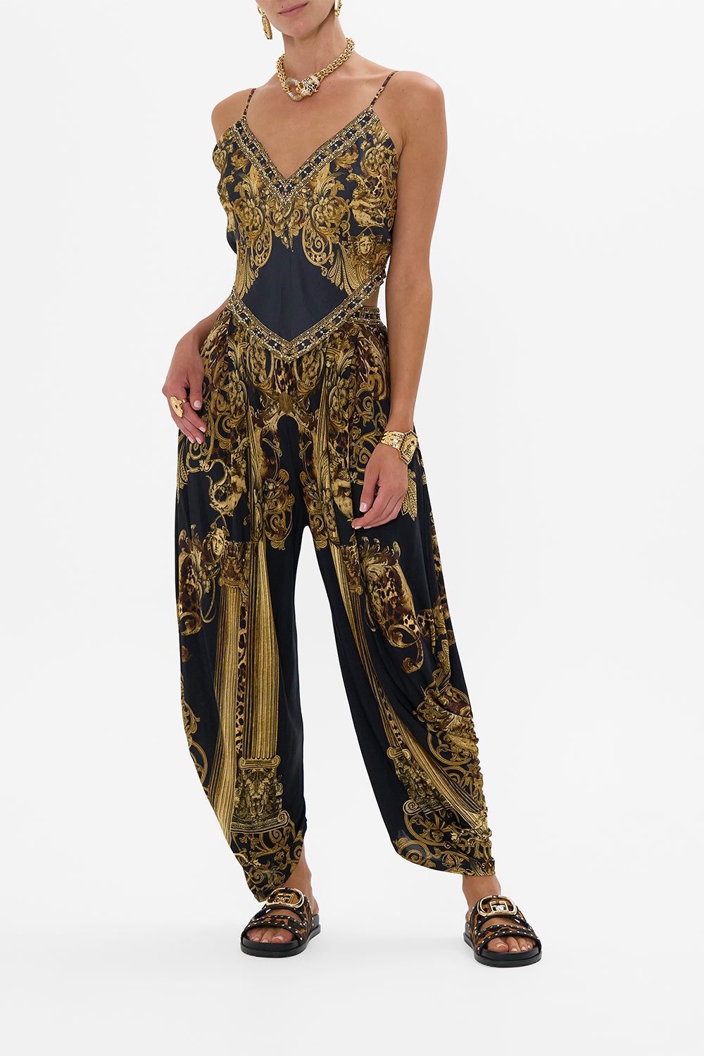 SPLIT HEM JERSEY PANT - 2