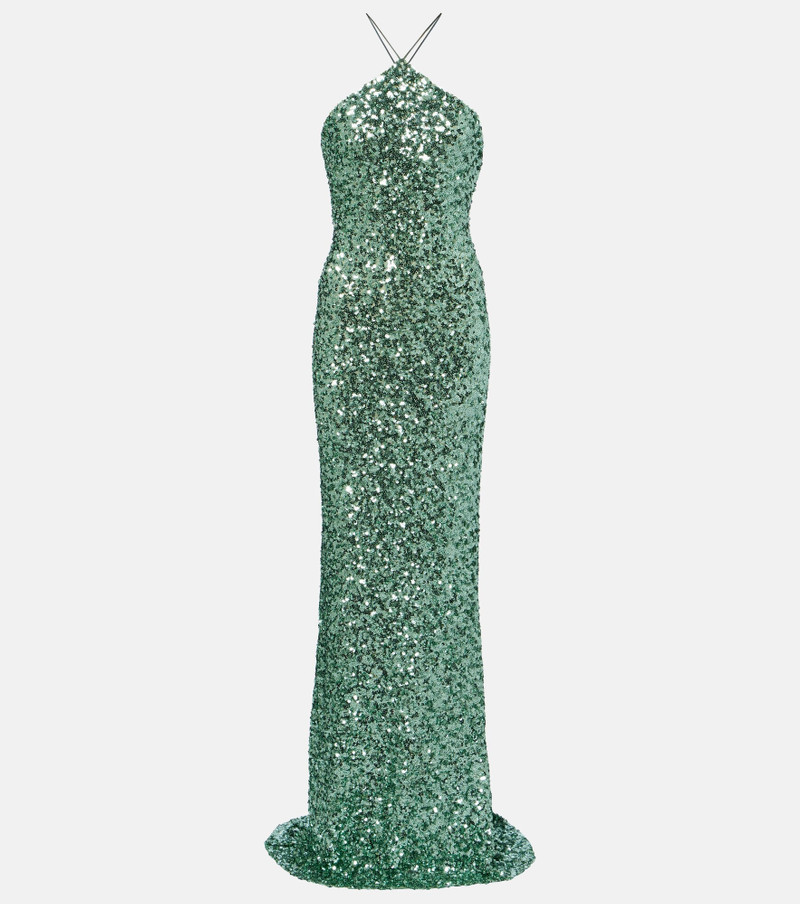 Sequined gown 1