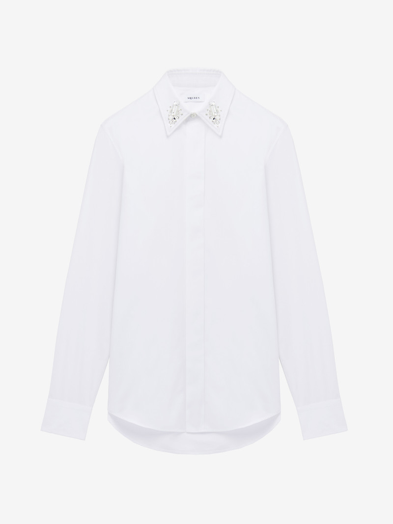 Crystal Mirror Embroidery Shirt 1