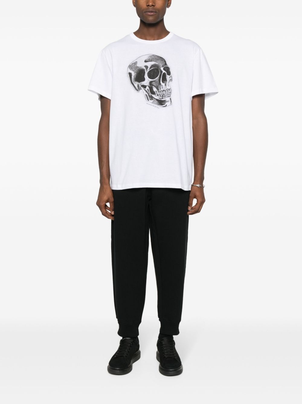 skull-print T-shirt - 2