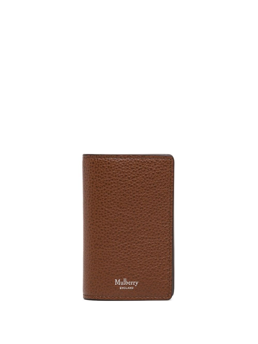 grain-leather card case - 1