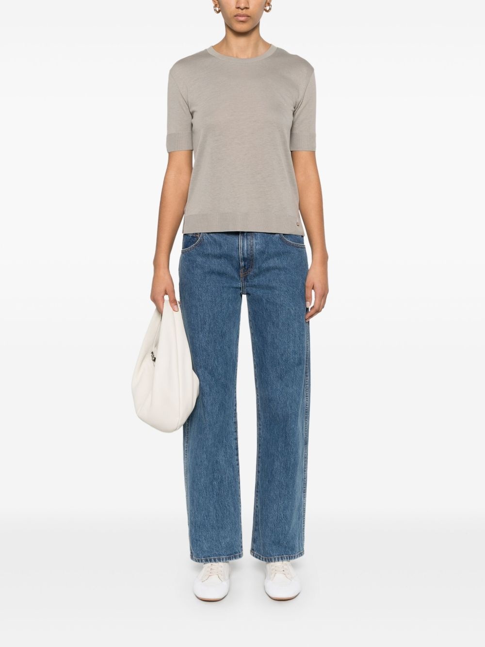 fine-knit T-shirt - 2