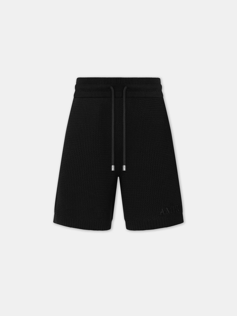 AMIRI CROCHET MESH SHORT - 1