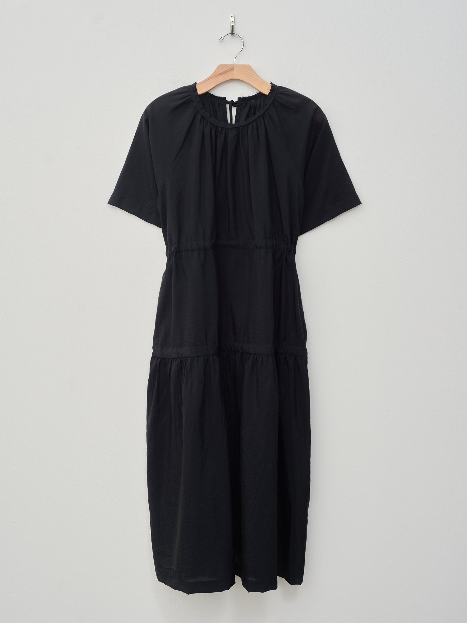 Ripstop Balloon Dress - Black - 1